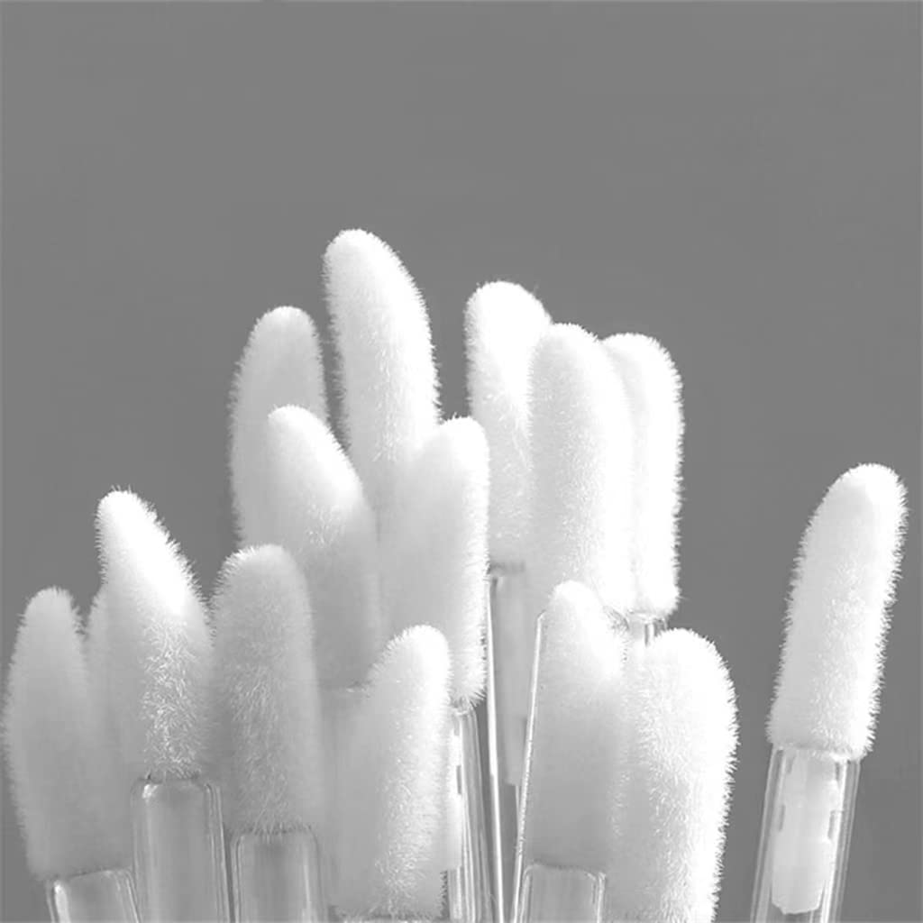 YSAFAI 300 Pieces Lip Brush Disposable Lip Gloss Wands Lipstick Applicator
