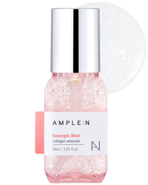 Entangle Shot Collagen Serum - Korean Anti-Aging Serum with 300DA Low Molecular Collagen | 1.01 fl. oz. for Elasticity & Moisture