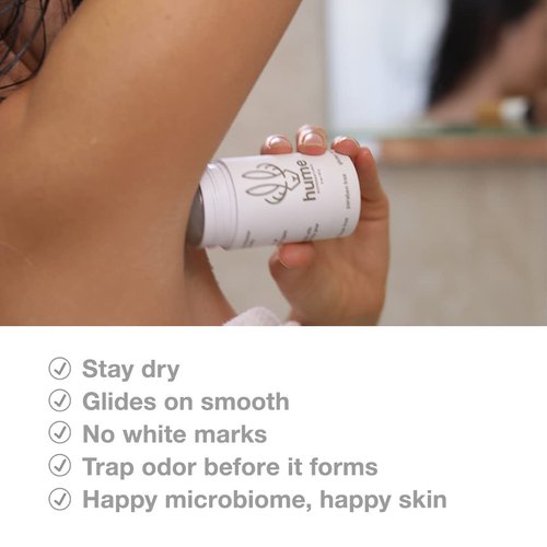 Hume Supernatural Aluminum-Free Deodorant - Neutral, Probiotic Formula for Sensitive Skin | Moisture Blocking, Paraben-Free
