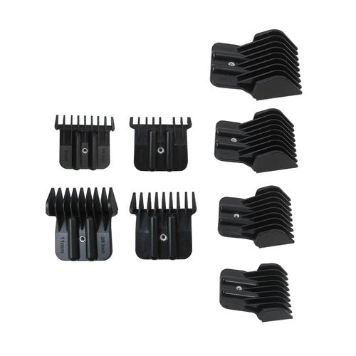 BaBylissPRO Trimmer Guards Set - 8 Pack Replacement Guards with Metal Spring Clip for FX787 & FX726