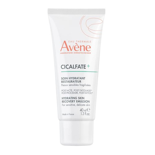 Avène Cicalfate+ Hydrating Skin Recovery Emulsion - Restores Skin Barrier & 24HR Hydration | 1.3 Fl Oz