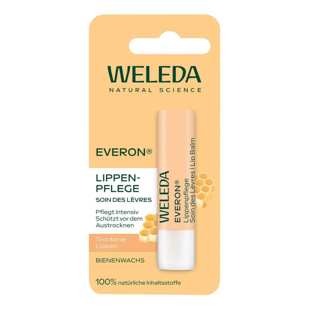 Weleda Everon Lip Balm - Nourishing Hydration for Soft Lips | 0.17 Ounce