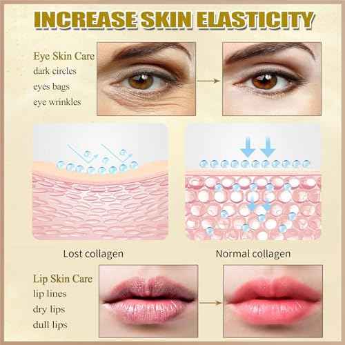 30 Pairs 24K Gold Eye Masks & Lip Masks, Crystal Collagen Gel Under Eye Patches for Puffiness and Dark Circles, Hangover Kit, Bulk Gifts, Party Favors Adults, Bachelorette Party Accessories, Skincare