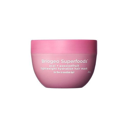 Briogeo Superfoods Acai + Passionfruit Hair Mask - Lightweight Hydration & Deep Conditioning Treatment for Dry Hair | Vegan & Cruelty-Free