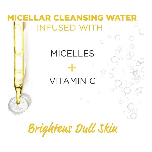 Garnier SkinActive Micellar Water with Vitamin C, Facial Cleanser & Makeup Remover