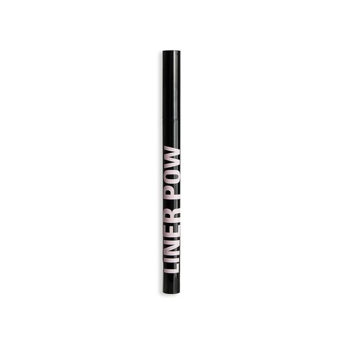 Makeup Revolution Liquid Eyeliner - Black 24-Hour Formula for Long-Lasting Precision | 0.5ml