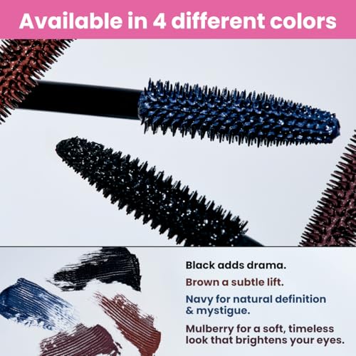 Prime Prometics PrimeLash Mascara for Older Women – Volumizing, Incredible Length in 2 Coats – Long-Stay, Zero Clumps, Hypoallergenic (Black)