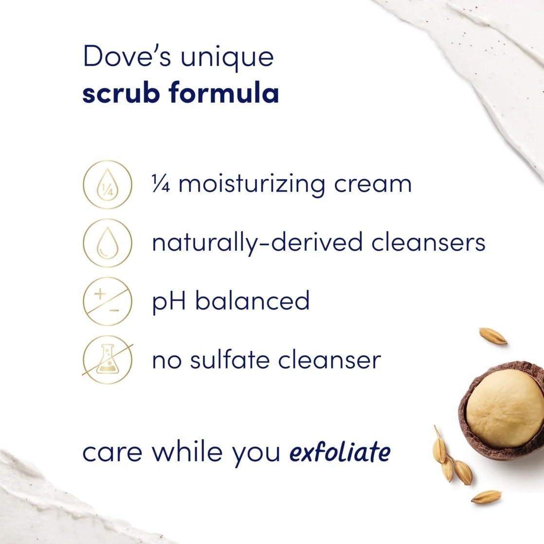 Dove Limited Edition Glow Gift Set - Deep Moisture Body Wash & Macadamia Scrub | 2 Count