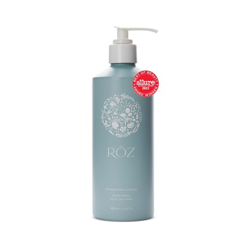 RŌZ Foundation Conditioner - Nourishing Formula for All Hair Types | Hydrating Ceramides & Pea Peptides | 10.1 oz / 300 mL