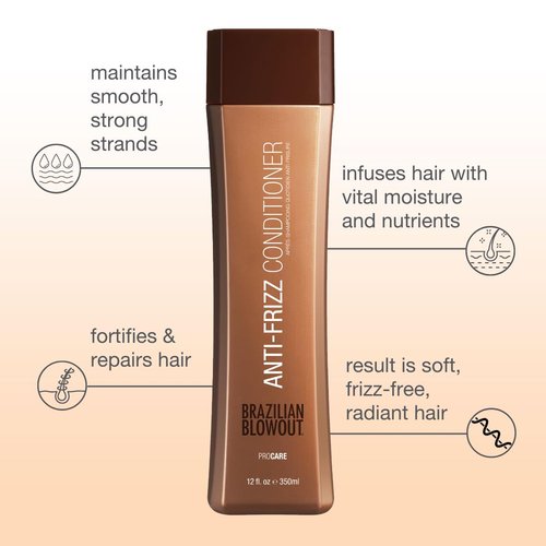 Brazilian Blowout Acai Anti-Frizz Conditioner - White Acai Citron, 12 Fl Oz | Smooth & Nourish Hair