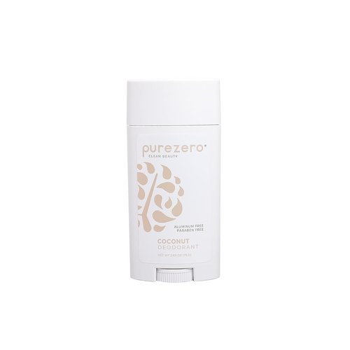 Purezero Deodorant - Coconut Scent | Aluminum & Paraben Free | 24-Hour Odor Protection (1 Pack)