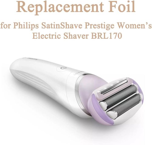 Maxeylead Women's Electric Shaver Replacement Foil - Compatible with Philips SatinShave Prestige BRL170