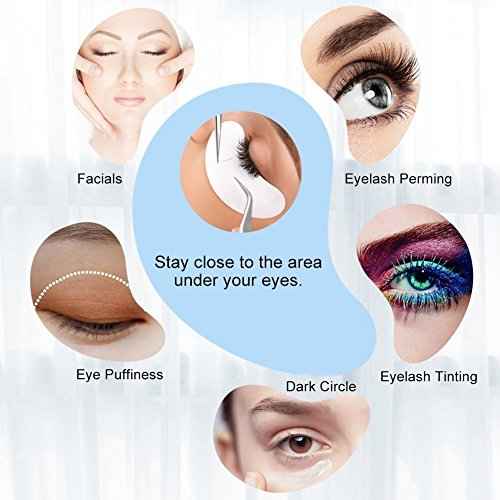100 Pairs Eye Gel Patches, Lint Free Eye Gel pads for Eyelash Extension,Eye Mask Beauty Tool (Girl)