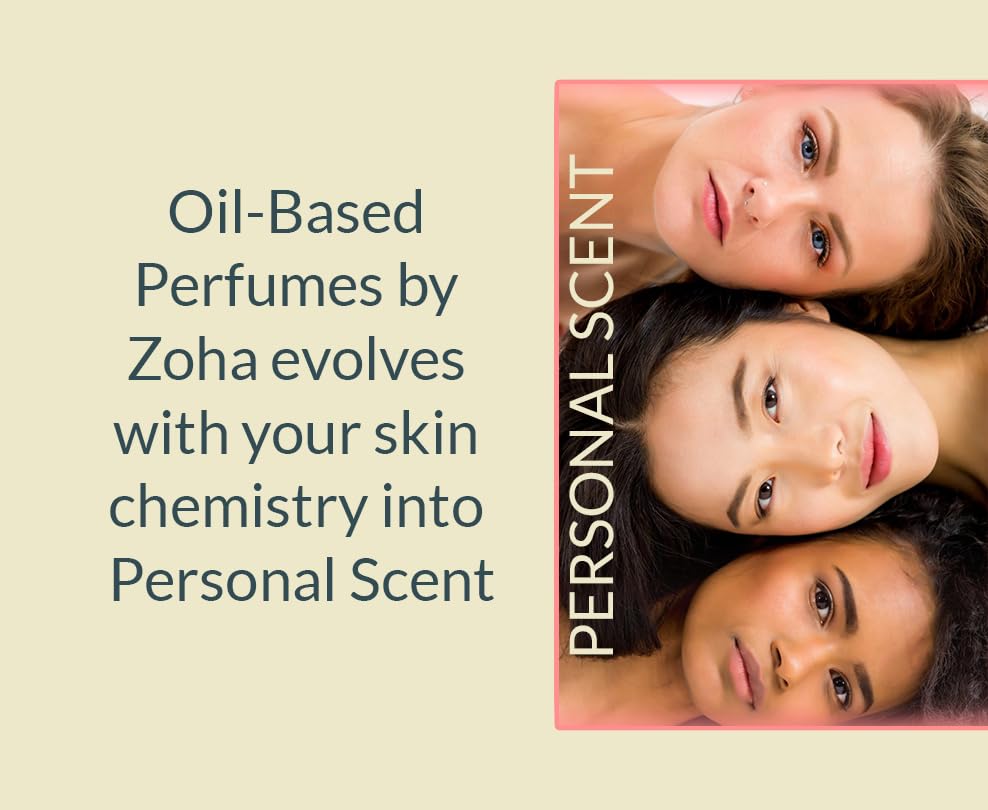 Zoha Amber Bloom - Alcohol-Free Amber Perfume for Men & Women | 30ml Clean Layering Oil Mist