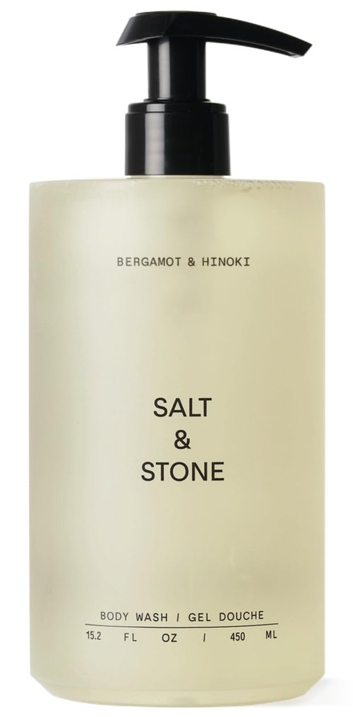 Salt & Stone Body Wash - Antioxidant-Rich Formula for Deep Moisture | Unisex, Sulfate & Paraben Free, 15.2 fl oz