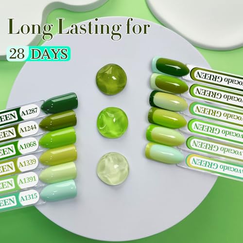 Double Rhythm 6 Pcs 15 ML Gel Polish Set Same Color Same Bottle Soak Off Gel Polish Kit Nail Art Manicure Salon DIY at Home for Women (Neon Light Pink Purple Burgundy Red-T6-8)