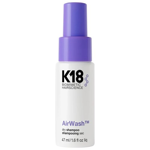 K18 AirWash™ Dry Shampoo - Non-Aerosol Formula Balances Scalp & Controls Oil Production