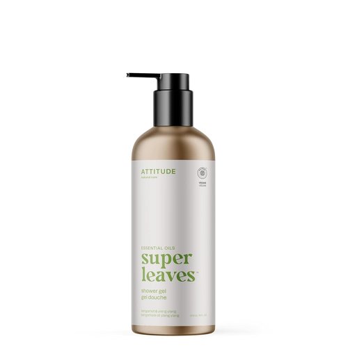 ATTITUDE Body Wash - EWG Verified Shower Gel with Essential Oils | Vegan & Refillable, 16 Fl Oz