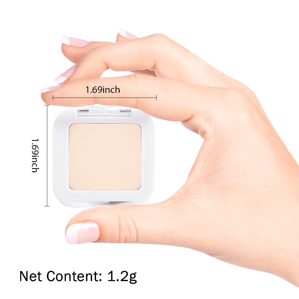 Skiennix Neutral Light Nude Beige White Matte Eyeshadow Palette - Natural Vegan Formula for Long-Lasting Wear