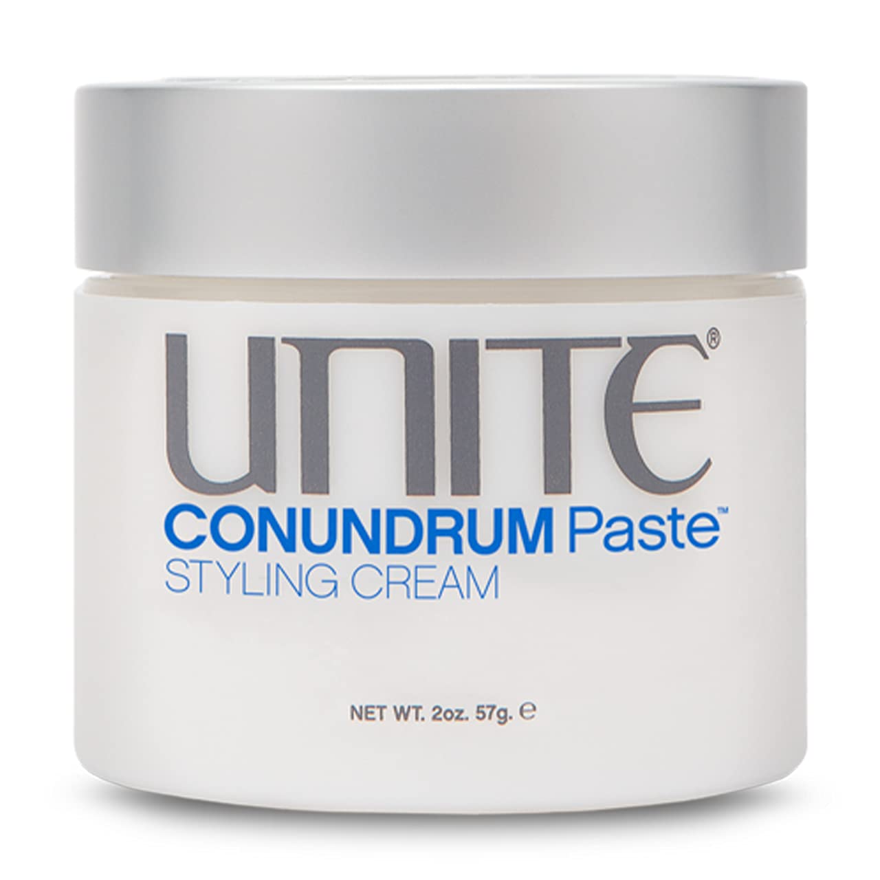 UNITE Hair Conundrum Paste - Hybrid Styling Cream for Moldable Texture & Flexible Hold - 2 Oz