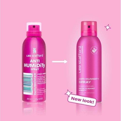 Lee Stafford Frizz Control Hair Spray - Lightweight Anti-Humidity Shine Mist, 4.5 Oz | Weatherproof Protection
