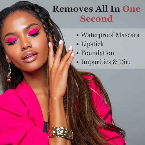 mivida Makeup Melting Cleansing Balm, Waterproof Makeup Remover with Ceramides, Vit E & Hyaluronic-Acid, Hydrating and Gentle Cleanser for Norished Skin, value Size 3.5 fl oz