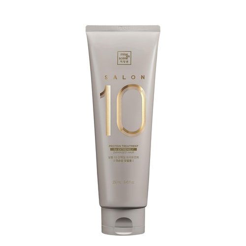 Mise En Scene Salon 10 Protein Treatment for Severe Damaged Hair - Low Porosity Hair Care, Deep conditioner with Floral Fragrance, 10-Second Protein Recover, Korean hairproduct 8.45 Fl. Oz. (250ml)