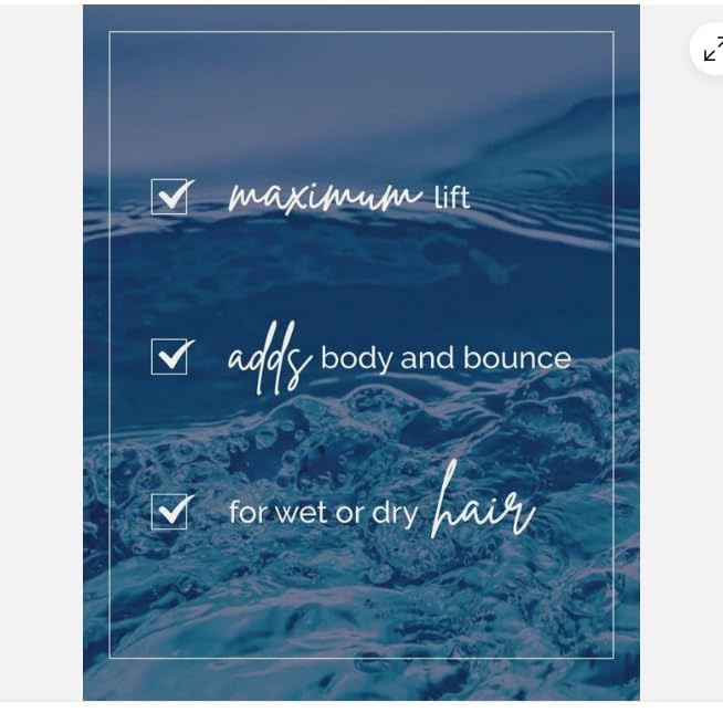 Aquags Uplifting Foam - Weightless Volume Building Hair Mousse | 8 Oz for Effortless Styling