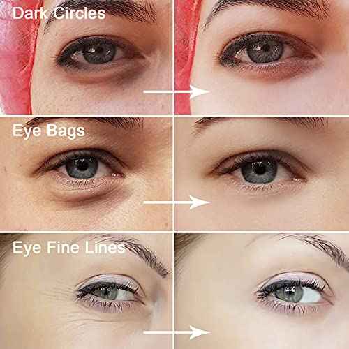 Permotary 30 Pairs 24K Gold Gel Crystal Collagen Eye Pads, Under Eye Mask for Moisturizing,Fine Lines, Dark Circles& Puffy Eyes Under Eye Patches, Gold