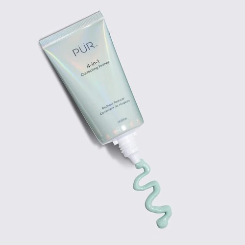 PÜR MINERALS 4-in-1 Correcting Primer - Redness Reducer & Hydrating Makeup | 1 Fl Oz, Vegan-Friendly