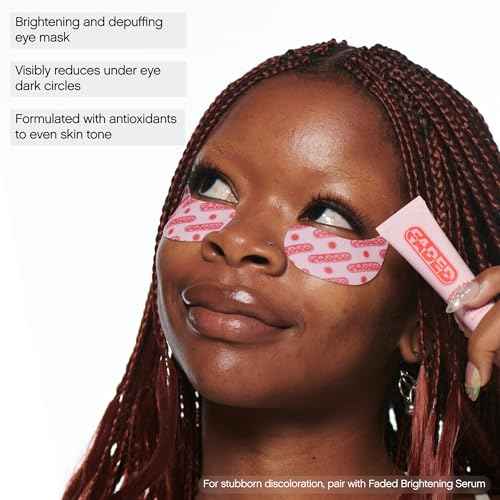 Topicals Faded Brightening Under Eye Masks | Revitalizing Patches to Depuff, Hydrate, and Illuminate | Diminishes Dark Circles and Fine Lines | Made with Kojic Acid, Caffeine & Niacinamide