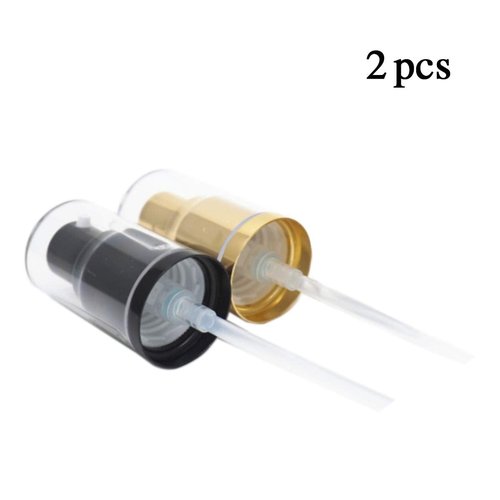 LUFOX Foundation Pump Set - Perfect for Maybelline Fit Me Liquid Foundation | Gold & Black