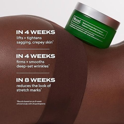 Murad Retinal Body & Night Treatment Combo - ReSculpt Skin & Reduce Cellulite, Wrinkles, Stretch Marks | Set of 2