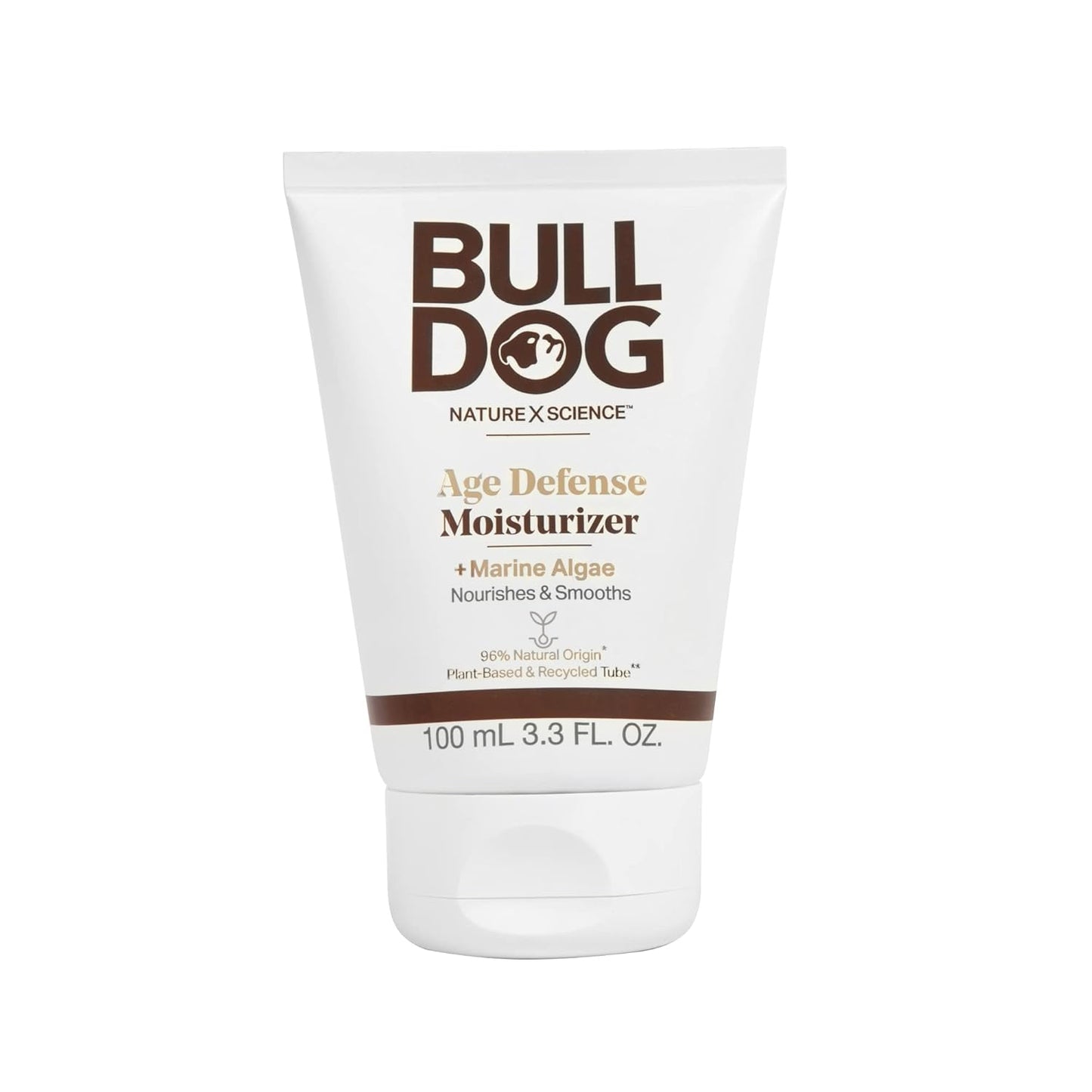 BULLDOG Face Moisturizer - Age Defense Formula for Men | 3.3 Fl Oz Hydrating Cream