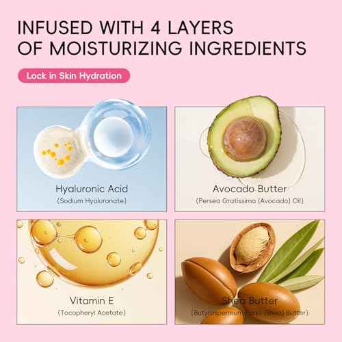 Cleansing Balm Makeup Remover with Japan Sakura Extracts, Hyaluronic Acid, Nourishing Melting Cleanser, Non-Greasy, Cleanses, Removes Makeup & Moisturizes Skin, All-in-One Facial Cleanser