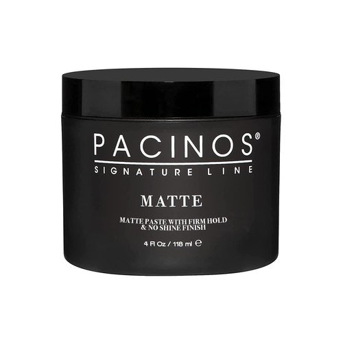 Pacinos Matte Hair Paste - Firm Hold Styling Wax for All Hair Types | Long-Lasting Definition & Texture, 4 fl. oz.