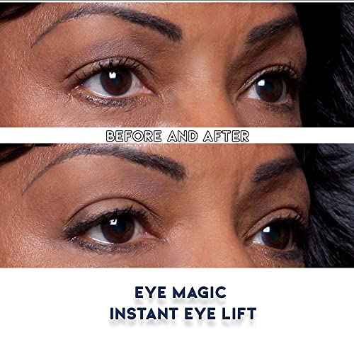 Premium Eye Lift Strips for Droopy, Sagging, or Hooded Eyelids, Instant Non-Surgical Eyelid Tape, Hypoallergenic, Transparent, Strong Hold, 80 Count, S/M Size, Made in USA