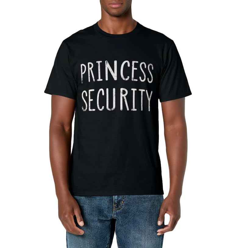 Funny princess security costume for halloween parents T-Shirt