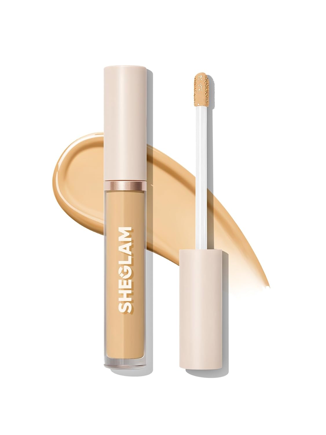 SheGlam 12HR Full Coverage Concealer - Matte Finish Stick for Under Eye & Dark Circles | Acorn