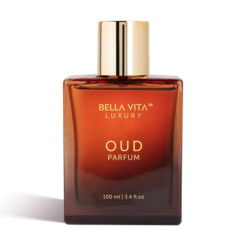 Bellavita Luxury OUD Eau de Parfum | 100 ml (3.4 fl.oz.) | Perfume for Men and Women | Woody, Caramel, Floral Oud, and Musk Notes | Long Lasting Unisex Fragrance