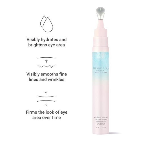 Meaningful Beauty Eye Serum - Youth Activating, Smoothing & Refreshing Formula | 0.5 Fl Oz