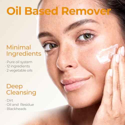 Makeup Remover Balm Hydrating Deep Cleansing Balm, Dissolves Heavy Waterproof Make Up, Gentle Oil Based cleanser for Face with Spatula, Makeup Removing for All Skin Types, 85 g/3 oz