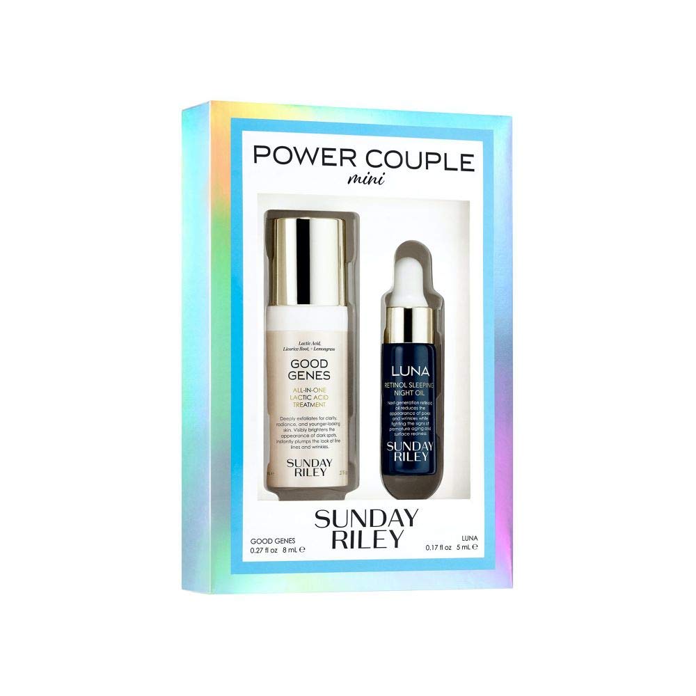 Sunday Riley Mini Power Couple Travel Kit - 0.4 Fl. Oz | Perfect for On-the-Go Skincare