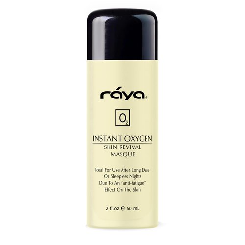 Raya Instant Oxygen Skin Revival Masque - Anti-Fatigue Facial Treatment Mask for All Skin Types