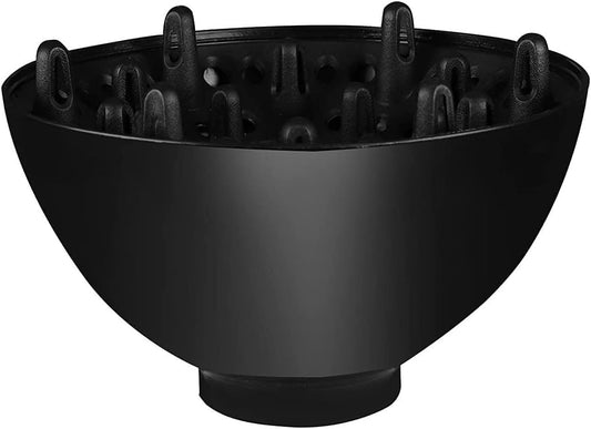 Skiennix Hair Diffuser - Universal Attachment for Curly Hair Care | Black, Compatible with Most Blow Dryers