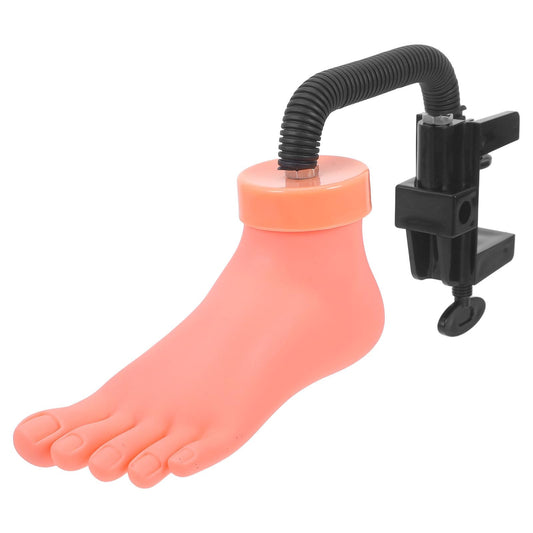 FRCOLOR Nail Set Tool Silicone Mannequin Foot Practice Fake Foot Nail Art Practice Foot Fake Foot Model Fake Practice Feet Nail Art Training Nail Display Foot Pedicure Tools
