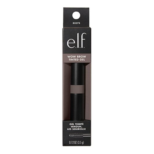 e.l.f. Wow Brow Gel - Volumizing Wax-Gel Hybrid for Full Brows | Neutral Brown, 0.12 Oz