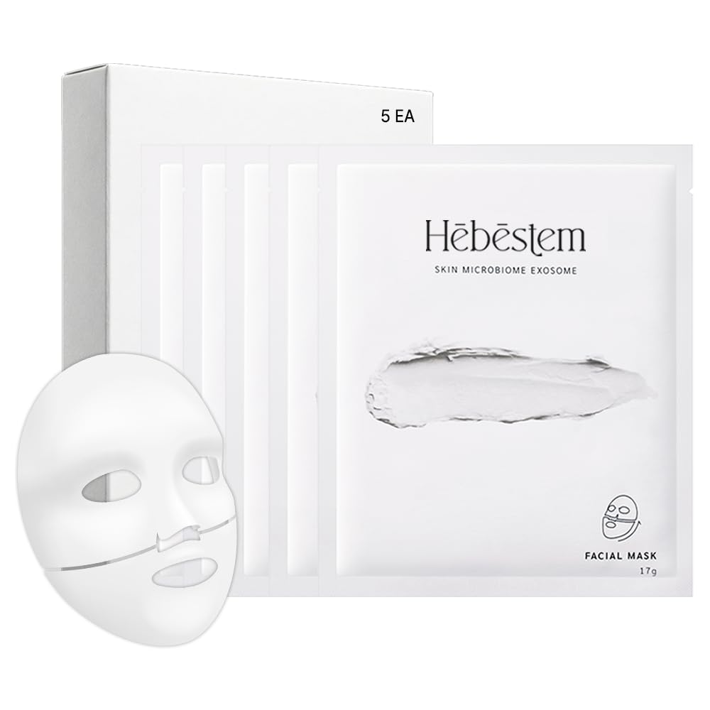 Skiennix Probiotic Exosome Hydrating Sheet Mask - Non-Sticky, Moisturizing, Elasticity | 0.59 oz x 5 Sheets