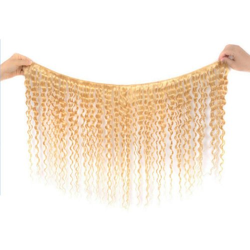 34 Inch Blonde Human Hair Bundles 613 Deep Wave Bundles Blonde Deep Wave Human Hair Bundles Brazilian Unprocessed Virgin Hair 1 Bundle 613 Blonde Bundles Human Hair Weave