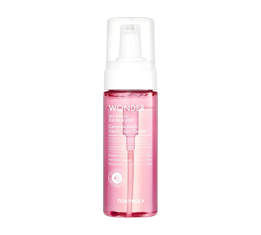 TONYMOLY Wonder Ceramide Mochi Micellar Foam Cleanser - Gentle Hydrating Face Wash with Ceramides & Aloe for All Skin Types
